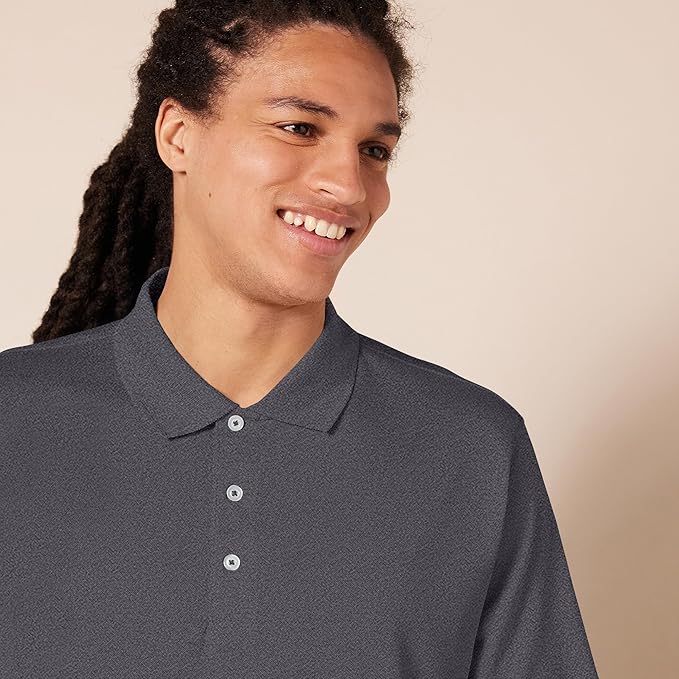 Amazon Essentials Mens Golf Polo Shirt, Moisture-Wicking Quick Dry, Short Sleeve