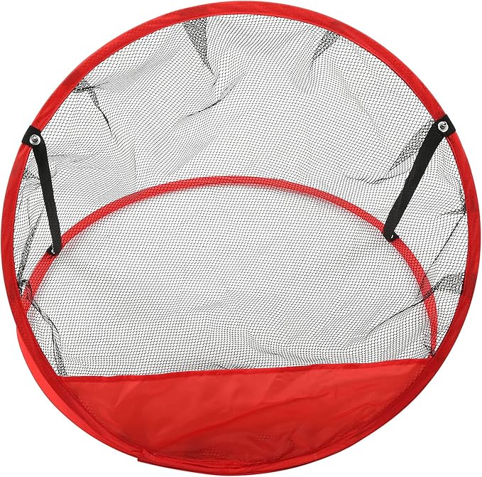 3 in 1 Golf Chipping Net Set, Golf Target Practice Net, Nylon Indoor Outdoor Training Net with Foldable Design, 3 Different Sizes for Backyard Driving Range, Includes 3 Nets and 6