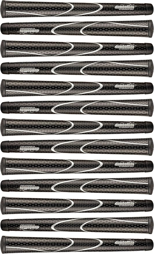 JumboMax Tour Series Golf Grips: Enhanced Control, Comfort, and Speed - Ultra-Stable, Counter-Balanced with Twist-Resistant StabilityCore