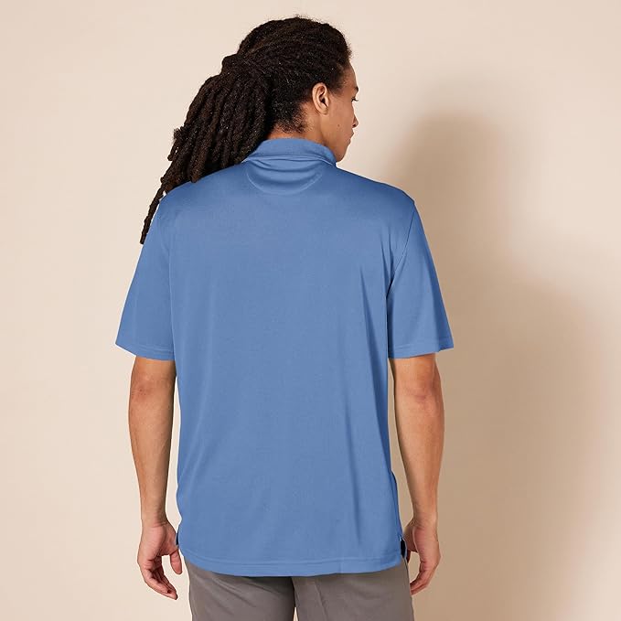 Amazon Essentials Mens Golf Polo Shirt, Moisture-Wicking Quick Dry, Short Sleeve