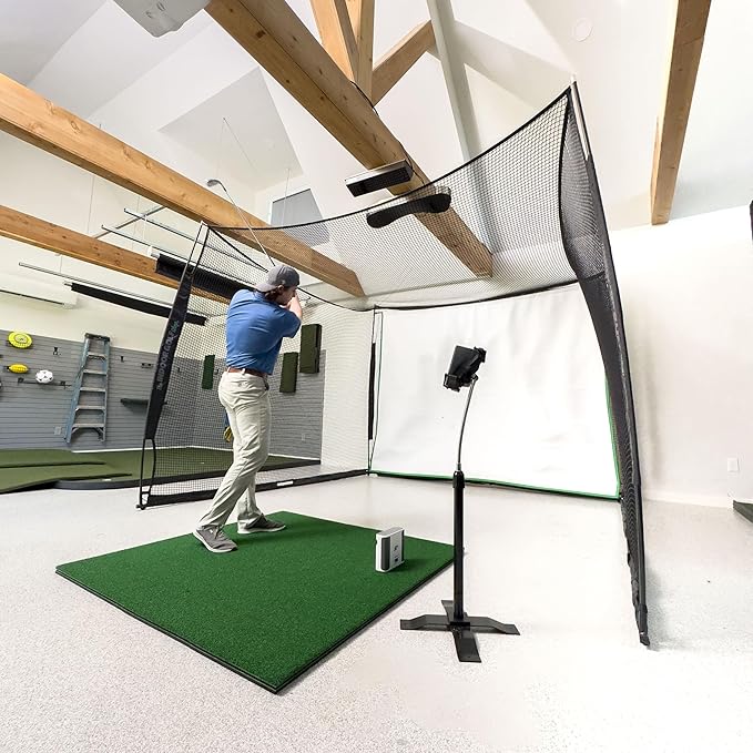 Hitting Net with Target Knotless Golf Net for Indoor and Outdoor Practice - Arrives Ready to Assemble and Use