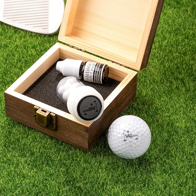 callie Personalized Golf Ball Stamp - Custom Monogram Name, 4 Colors | Ball Stamper Marker, Golf Accessories Gifts