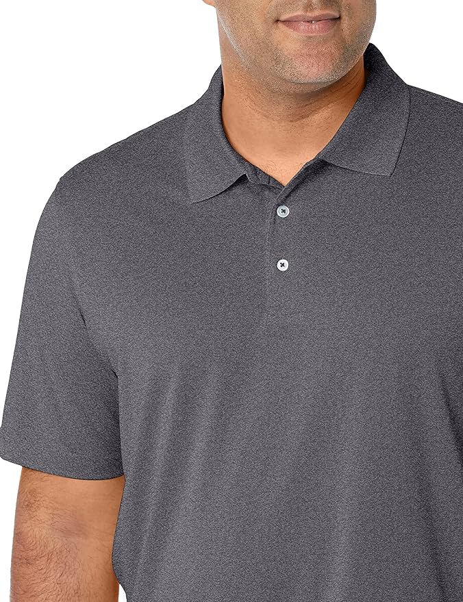 Amazon Essentials Mens Golf Polo Shirt, Moisture-Wicking Quick Dry, Short Sleeve