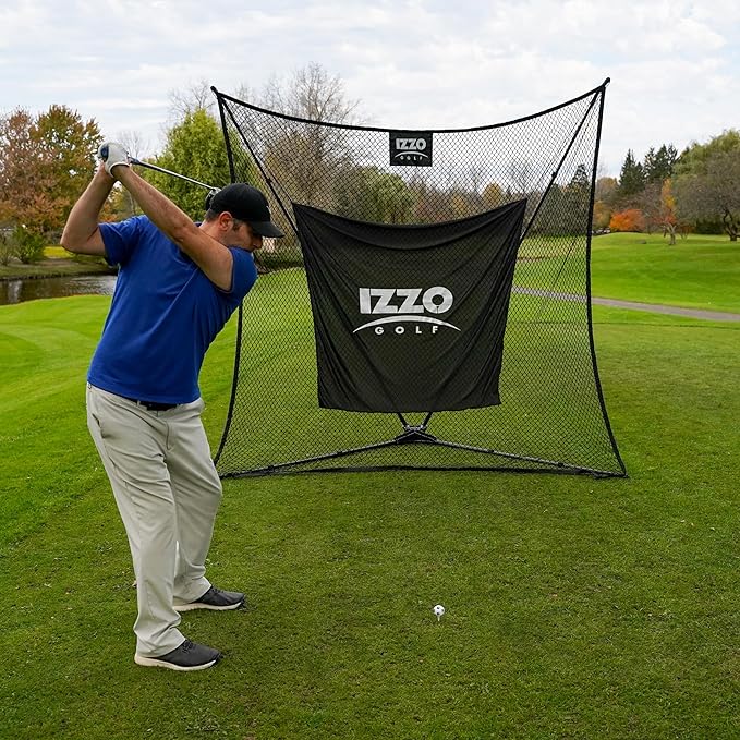 Izzo Ez-Up Golf Practice Hitting Net (8 ft x 8 ft)