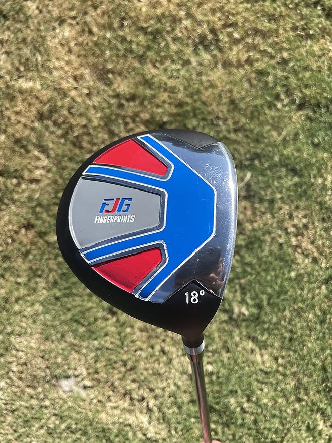 Fingerprints Junior Golf Club Set - Perfect for Junior Golfers - Left-Handed & Right-Handed Options - Complete Set in Multiple Sizes with Driver, Hybrid, 7i, PW, Putter & Stylish Stand Bag