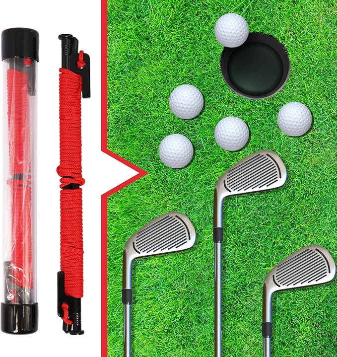 Golf Putting Training Aid, Putting String Line for Guide, Golf Putting Alignment Tool Accessory for Alignment and Practice