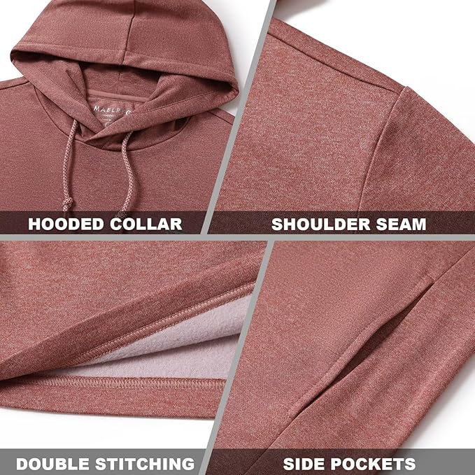 Hoodies for Men Golf Fleece Hooded Sweatshirts Dry Fit Athletic Lightweight Casual Midlayer Mens Hoodies Pullover