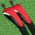 FINGER TEN Golf Club Head Covers Woods Hybrids 1/2/3/4 Pack, Headcovers Men Women 3 5 7 X with Interchangeable Number Tag, Fit All Wood Hybrid Clubs