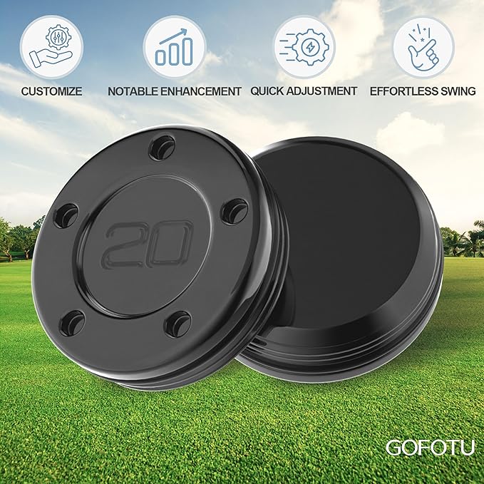 Golf Club Head Custom Weight 2pcs 5g/10g/15g/20g/25g/30g/35g/40g/45g Fit Titleist Scotty Cameron Golf Club Putters Newport Black Choose oneBlack