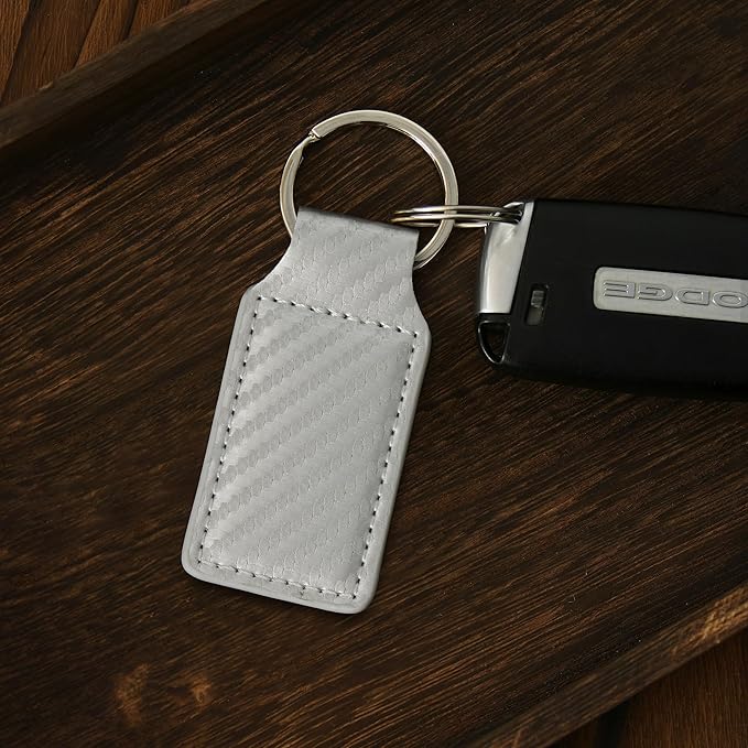 LaserGram Rectangle Keychain, Golfer Golfing, Personalized Engraving Included
