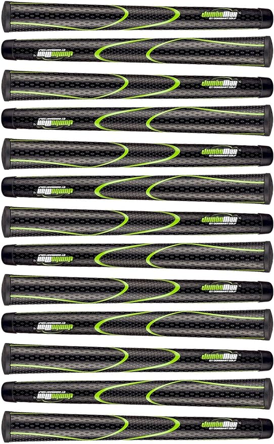 JumboMax Tour Series Golf Grips: Enhanced Control, Comfort, and Speed - Ultra-Stable, Counter-Balanced with Twist-Resistant StabilityCore
