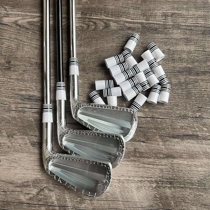 SummerHouse Multi-Ring Golf Iron Ferrules Compatible with 0.355'' Tapered Steel Shaft and 0.370'' Parallel Shaft