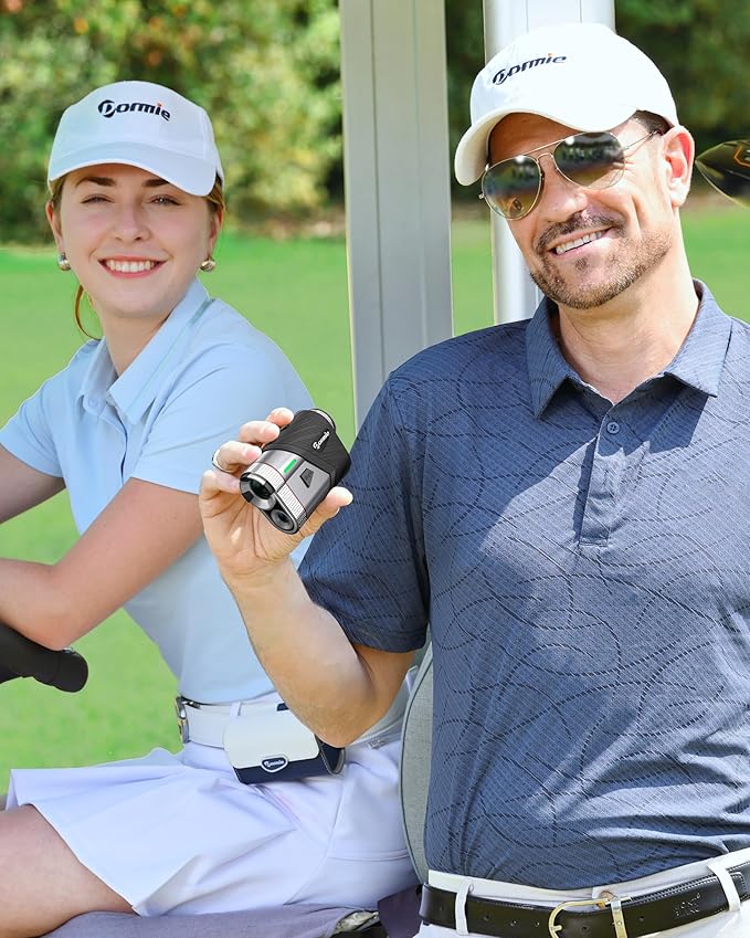 Dormie Golf Rangefinder with Slope,800 Yards Laser Range Finder Golfing,Aluminum Alloy Body,Flag Pole Locking Vibration,Slope Compensation,6X Magnification Rangefinder with Magnet