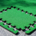 GAIARENA Artificial Turf Mat with Thick EVA Foam Base for Golf Simulator, Grass Tiles Base for Golfing Hitting Practice Mat, Artificial Grass Mat Floor Decoration for Indoor Outdoor