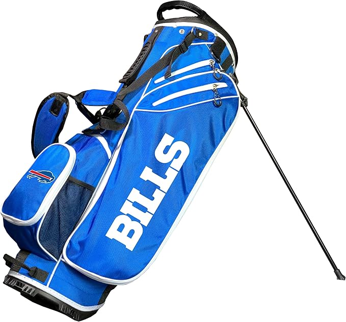 Team Golf NFL Team Golf NFL Birdie Stand Golf Bag, Lightweight, 14-Way Club Divider, Spring Action Stand, Insulated Cooler Pocket, Velcro Glove and Umbrella Holder & Padded Handles