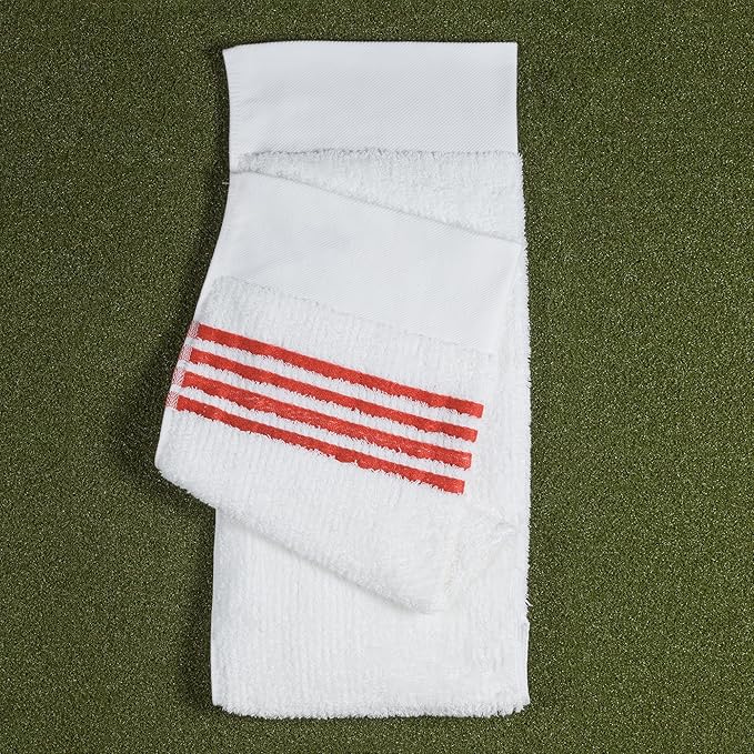 The Tour Towel | Large Golf Caddy Towel Terry Cloth, Absorbent 19" x 44", Center Cut, Perfect Hang Golf Cart Accessory and Golf Bag, Multiple Colors