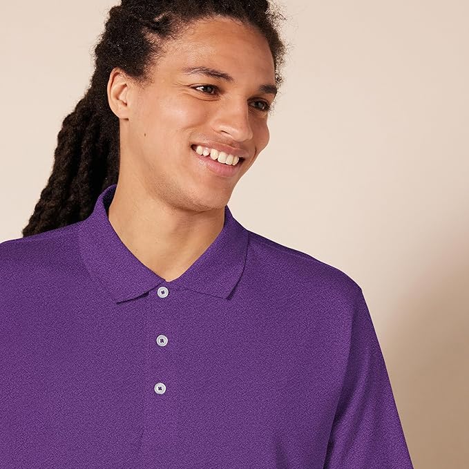 Amazon Essentials Mens Golf Polo Shirt, Moisture-Wicking Quick Dry, Short Sleeve