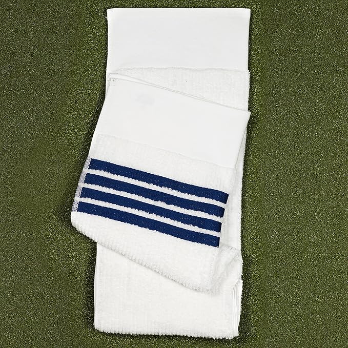 The Tour Towel | Large Golf Caddy Towel Terry Cloth, Absorbent 19" x 44", Center Cut, Perfect Hang Golf Cart Accessory and Golf Bag, Multiple Colors