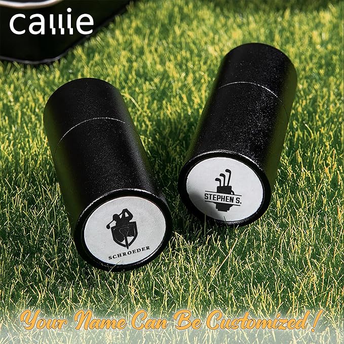 callie Personalized Golf Ball Stamp - Custom Monogram Name, 4 Colors | Ball Stamper Marker, Golf Accessories Gifts