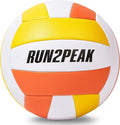 Soft Touch Volleyball Ball Gifts for Teen Girls Kids Youth Team Beginners Durable Volleyballs for Outdoor Indoor Beach Pool Water Play Official Size 5 Training Practice Volley Ball