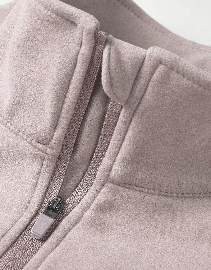 Willit Men's Fleece Pullover Winter Shirts Long Sleeve Quarter Zip Cold Weather Golf Hiking Casual Warm Shirts