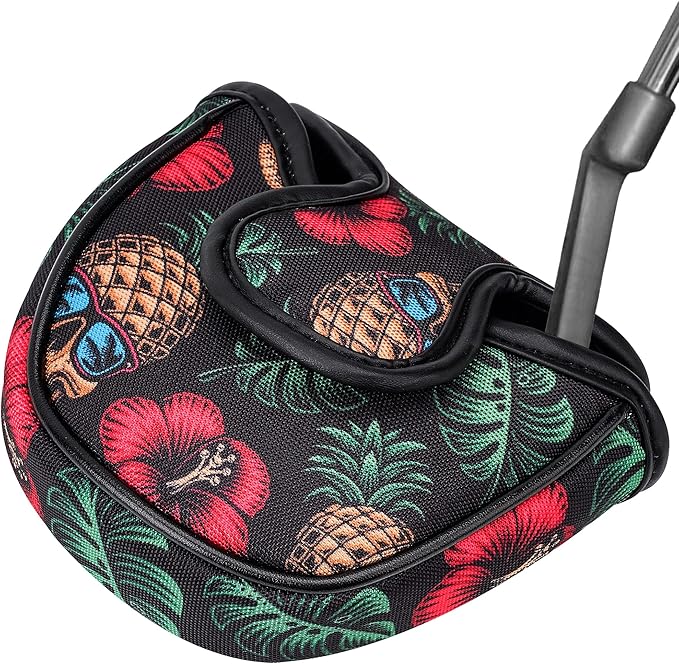 VIXYN Mallet Putter Cover - Cool Putter Cover - Mallet Putter Headcover - Fleeced Lined Putter Head Covers - Protective Golf Club Covers to Match Driver Headcover