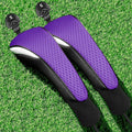 FINGER TEN Golf Club Head Covers Woods Hybrids 1/2/3/4 Pack, Headcovers Men Women 3 5 7 X with Interchangeable Number Tag, Fit All Wood Hybrid Clubs
