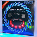 TOSY Flying Ring - 36 RGB Multicolor or 12 Monocolor LEDs, Super Bright, Lost Mode, Auto Light Up, Christmas Stocking Stuffers Gift for Kid/Teen/Boy/Girl, Safe, Waterproof, Pool/Beach/Camping Toy
