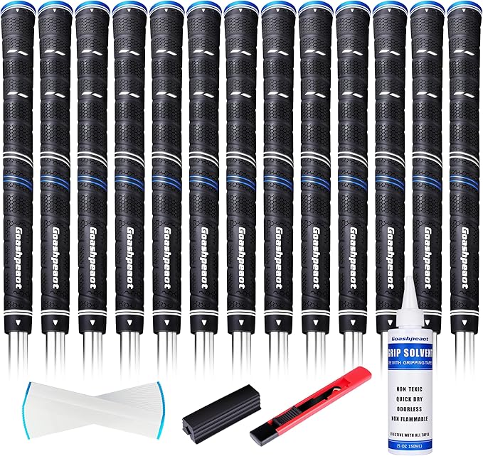 Wrap Golf Grips 13 Pack with Golf Grip Kit ,Golf Club Grips Outstanding Tackiness and Advanced Surface Texture Enhances Control
