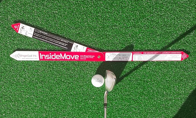 Golf Swing Training Aid - Endorsed by Bradley Hughes, Teaches Correct Swing Plane – Tempo - Alignment – Hit a Perfect Draw -Putting -Practice Indoor/Outdoor -Made in USA.