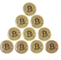 Bitcoin Golf Ball Markers Value Pack - Works with Most Hat Magnetic Clips and Divot Repair Tools Men and Women Golf Gift Accessories Funny Ball Mark Bulk Lot