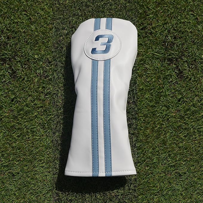 Single Headcover, Easy Slip-On Easy-Off Golf Club Head Cover, Fleece Lined Interior, Water Resistant and Durable Shell, Individual Retail Pack