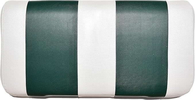Seat Cover Replacement for Yamaha Drive or G-29 Golf Cart - Front Bench Seat - Premium Marine Vinyl - 5 Panel Stitching - Staple On Installation - Two-Tone Golf Cart Seat Covers (White & Green)