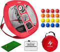 Golf Chipping Net with Mat - Practice Net for Backyard & Indoor/Outdoor Swing Training
