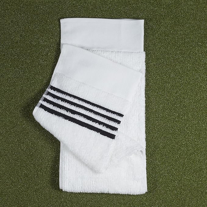 The Tour Towel | Large Golf Caddy Towel Terry Cloth, Absorbent 19" x 44", Center Cut, Perfect Hang Golf Cart Accessory and Golf Bag, Multiple Colors