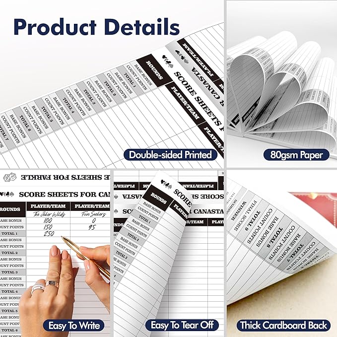 Vantasii 90 Sheets Score Pad
