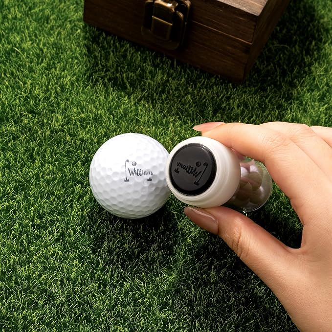 callie Personalized Golf Ball Stamp - Custom Monogram Name, 4 Colors | Ball Stamper Marker, Golf Accessories Gifts