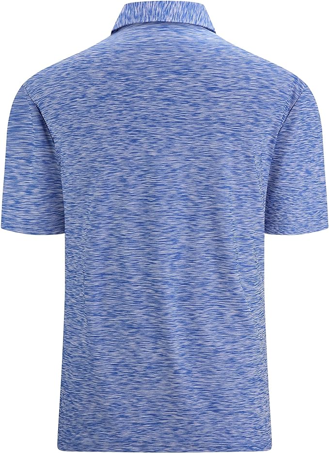 Alex Vando Mens Golf Shirt Moisture Wicking Quick-Dry Short Sleeve Casual Polo Shirts for Men