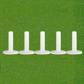 FINGER TEN Golf Rubber Tees Driving Range Value 5 Pack, Mixed Size or 5 Same Size for Practice Mat