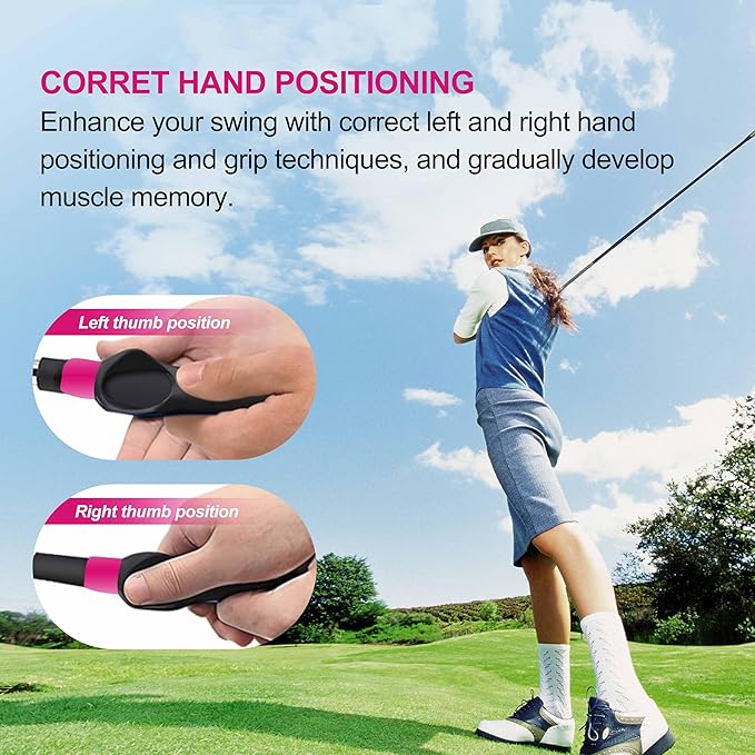 grip trainer golf, golf grip trainer, golf grip trainer right hand for Improving Hand Posture, Helps Train Proper Hand Posture（2P）