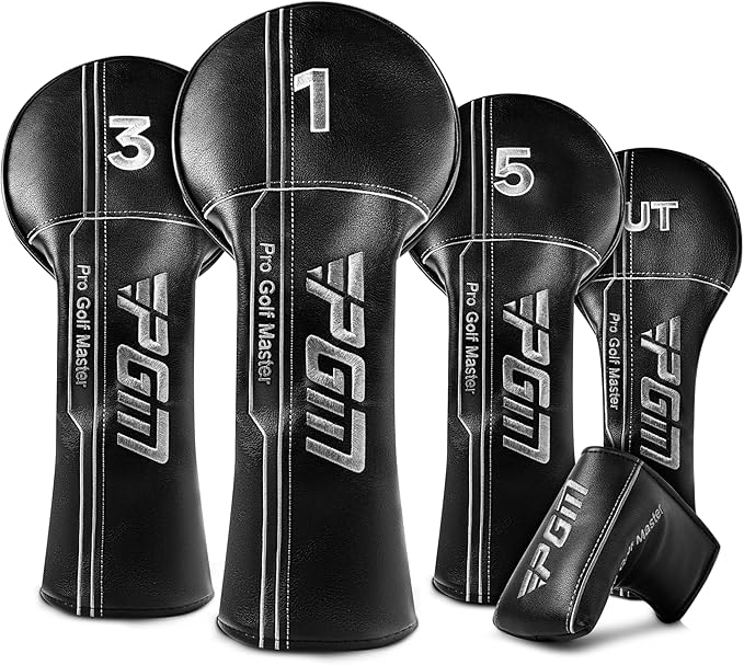 PGM 19 Piece Men's Complete Golf Club Sets - Ultra-Thin Face Titanium Driver (0.85+ COR), High COR Fairway Woods, Forged Irons, Precision CNC Milled Putter, with Stand Bag - Right Handed