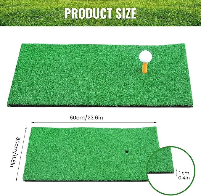 10x7ft Golf Practice Net, All-in-One Golf Practice Set: Driving Net with Mat, Target, Tee & Bag for Backyard Drills, Indoor Training