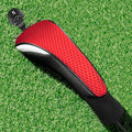 FINGER TEN Golf Club Head Covers Woods Hybrids 1/2/3/4 Pack, Headcovers Men Women 3 5 7 X with Interchangeable Number Tag, Fit All Wood Hybrid Clubs