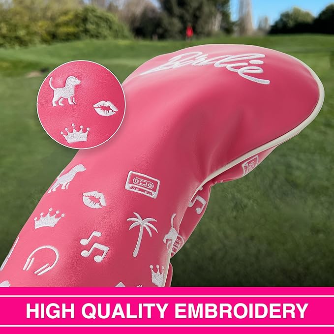 Shanker Golf Headcover - Birdie Funny Headcovers - Tour Grade PU Leather - Great Joke Golf Gift for Women - Perfect Funny Gift for Female Golfers