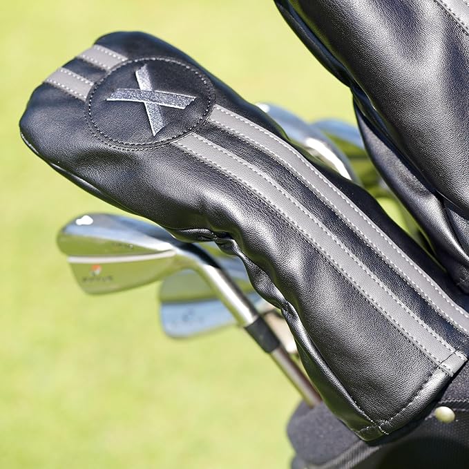 Single Headcover, Easy Slip-On Easy-Off Golf Club Head Cover, Fleece Lined Interior, Water Resistant and Durable Shell, Individual Retail Pack