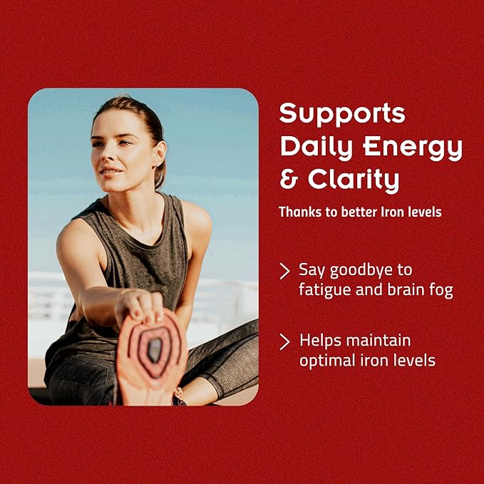 SiderAL Forte Iron Supplement Clinically Proven to Increase Levels Without Side Effects | Sucrosomial High Absorption Gentle Iron Pills for Women and Men | Vitamin C | Anemia & Energy Support | 30 ct