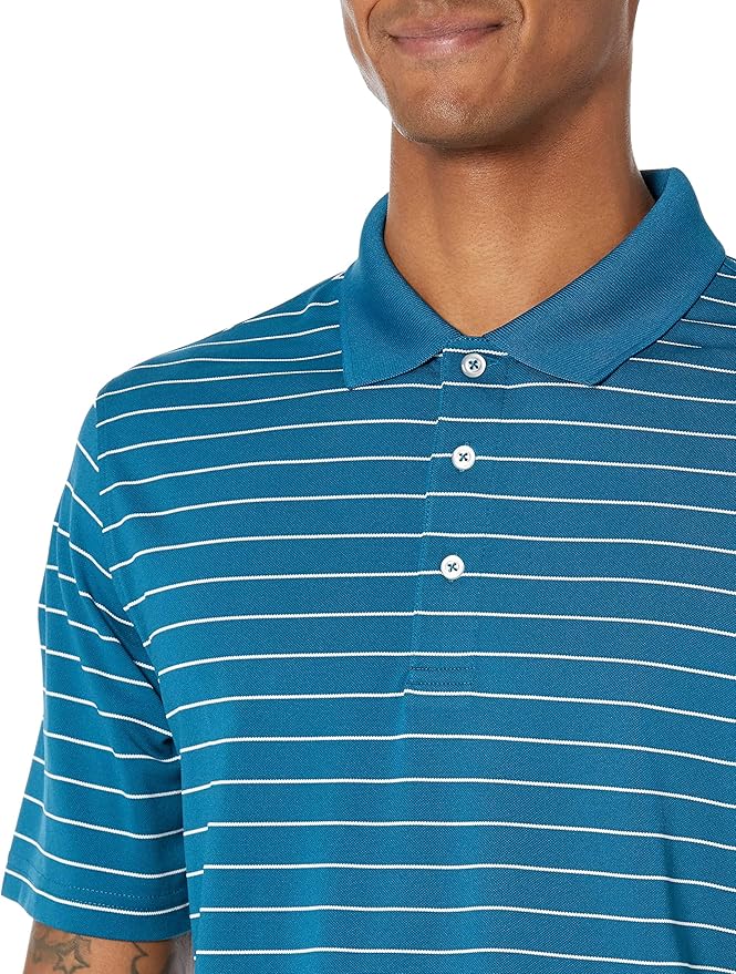 Amazon Essentials Mens Golf Polo Shirt, Moisture-Wicking Quick Dry, Short Sleeve
