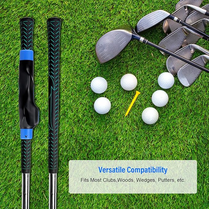 Golf Grip Trainer, Grip Fix Golf Trainer, Grips Trainers Golfball Practice Tool, Golfball Training Aid for Training Correct Hand Position Swing Rhythm