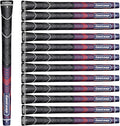 Geoleap Golf Grips Set of 13- Cord Rubber Compound Material, Hybrid Golf Club Grips, All Weather Performance.