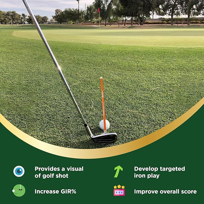 Golf Alignment Rods: Magnetic Club Alignment Stick Demonstrates Correct Golf Swing Aim, Golf Training Aid Magnet Lie Angle Tool Training Aids Visualize